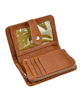 Portefeuille Joyce Cuir Nat et nin Marron vintage JOYCE-vue-porte