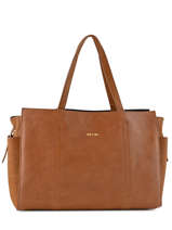 Sac Cabas Dakota Vintage Cuir Nat et nin Marron vintage DAKOTA