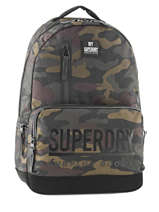 Sac  Dos 1 Compartiment Superdry Noir backpack men M91003JP