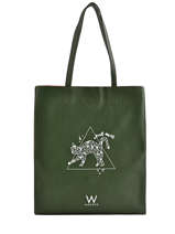 Shoppingtas A4 Flat Bag Woomen Groen flat bag WFB003D