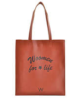 Sac Shopping A4 Flat Bag Woomen Marron flat bag WFB003D