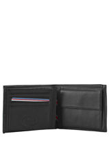 Portefeuille Cuir Tommy hilfiger Noir eton AM00657-vue-porte