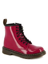 Delaney Patent Lamper Dr martens Rouge boots / bottines 15382602