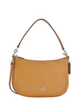 Sac Bandoulire Chelsea Cuir Coach Marron chelsea 15444