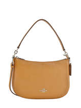 Cross Body Tas Chelsea Leder Coach Bruin chelsea 56819