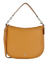 Schoudertas Chelsea Hobo 32 Leder Coach Bruin casual 58036