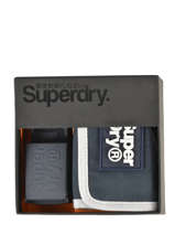 Coffret Cadeau Superdry Bleu accessories men M98020DP