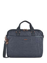 Documententas 1 Compartiment + Pc 15'' Kipling Blauw working girl 16494