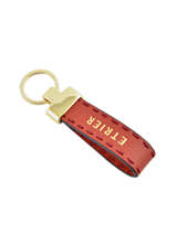 Porte-clefs Cuir Etrier Rouge tradition EHER904