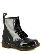 Boots Patent Lamper Core 1460 Cuir Dr martens Noir women 11821011