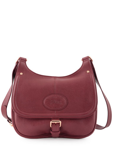 Longchamp Mystery Sac port travers Rouge