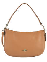 Schoudertas Chelsea Leder Coach Bruin chelsea 56819