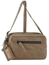 Sac Bandoulire Zip It Cuir Cowboysbag Marron zip it 1932