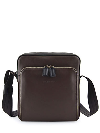 Longchamp Baxi cuir Schoudertas Bruin