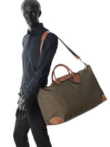Longchamp Boxford Sac de voyage Vert-vue-porte