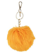 Pompon Sleutelhanger Guess Geel pompom K6488102