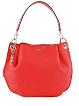 Sac Port paule Digital Guess Rouge digital VG685303