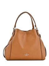 Handtas Edie Leder Coach Bruin edie 57124