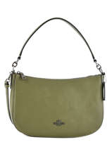 Schoudertas Chelsea Leder Coach Groen chelsea 56819