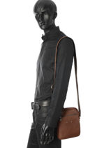Sac Bandoulire Foures Marron baroudeur 9008-vue-porte