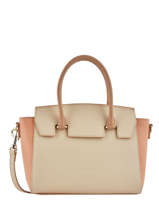 Sac Trapze Pur Smooth Cuir Lancaster Beige pur smooth 528-39