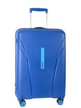 Harde Reiskoffer Skydracer American tourister Blauw skydracer 22G002