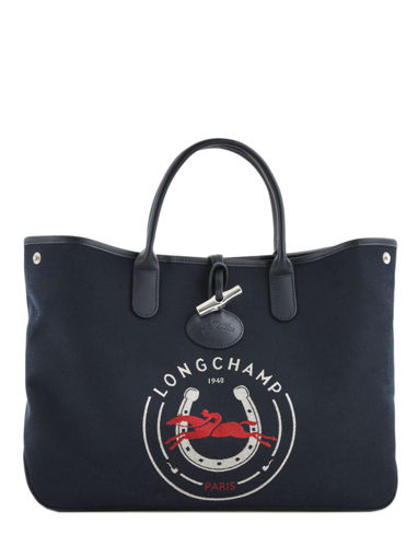 Longchamp Roseau longchamp 1948 Sac port main Bleu