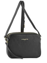 Sac Bandoulire Dune Cuir Lancaster Noir dune 529-20