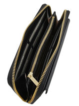 All In One Leder Lancaster Zwart saffiano signature 4-vue-porte