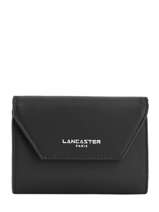 Porte-monnaie Cuir Lancaster Noir smooth 2