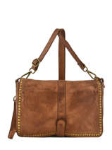 Sac Bandoulire Dewashed Cuir Milano Marron dewashed DE17112