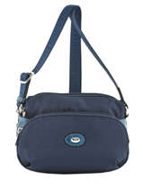 Cross Body Tas Fidele Hexagona Blauw fidele 323906