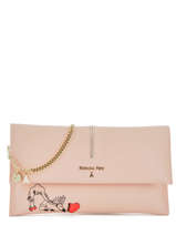 Sac Bandoulire Embrodery Cuir Patrizia pepe Rose embrodery 2V7996
