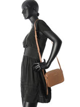 Sac Bandoulire Dune Cuir Lancaster Marron dune 529-20-vue-porte