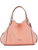 Sac Port Main Edie Cuir Coach Rose edie 57124