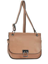 Sac Port paule Tess Cuir Etrier Beige tess ETESS10