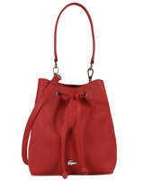 Bucket Bag Daily Classic Lacoste Rood daily classic NF2535DC