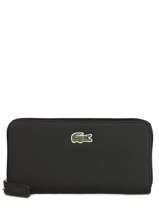 Portefeuille Lacoste Noir l.12.12 concept NF2285PO