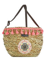 Sac Bandoulire Antibes Les tropeziennes Rose antibes ANT02