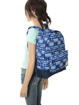 Sac  Dos 1 Compartiment Roxy Bleu backpack RJBP3637-vue-porte