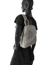 Sac  Dos Gracieuse Hexagona Bleu gracieuse 315306-vue-porte