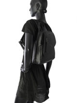 Sac  Dos Gracieuse Hexagona Noir gracieuse 315306-vue-porte