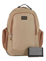 Sac  Dos Pc 15'' Avec Portefeuille Offert Quiksilver Marron youth access QYBP340B