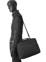 Porte Ordinateur (semi Rigide) 2 Compartiments + Pc 15" Delsey Noir esplanade 3942161-vue-porte