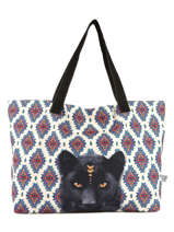 Sac Cabas A4 Tote Bag Geant Laissez lucie faire Multicolore tote bag geant TOTG