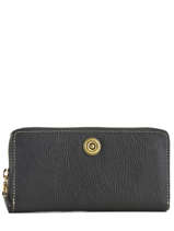 Portefeuille Cuir Lauren ralph lauren Noir millbrook J64B6A