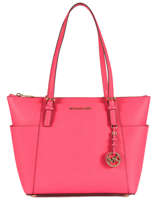 Handtas Jet Set Item Leder Michael kors Roze jet set item F2GTTT8L