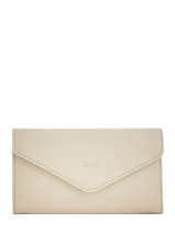 Portefeuille  Rabat Cuir Nathan baume Beige original n 188N