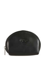 Portemonnee Leder Katana Zwart daisy 553007