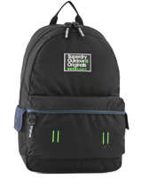 Sac  Dos 1 Compartiment Superdry Noir backpack men M91000DQ